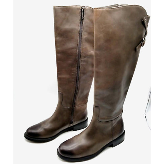 Kadia Grey Leather Vince Camuto Boots