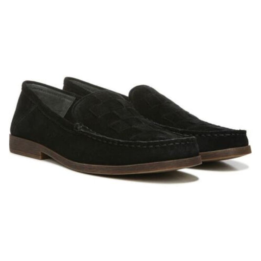 Marah Black Suede Franco Sarto Loafer Flats