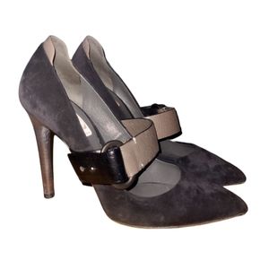 Reed Krakoff 13-22 Black Grey Pumps