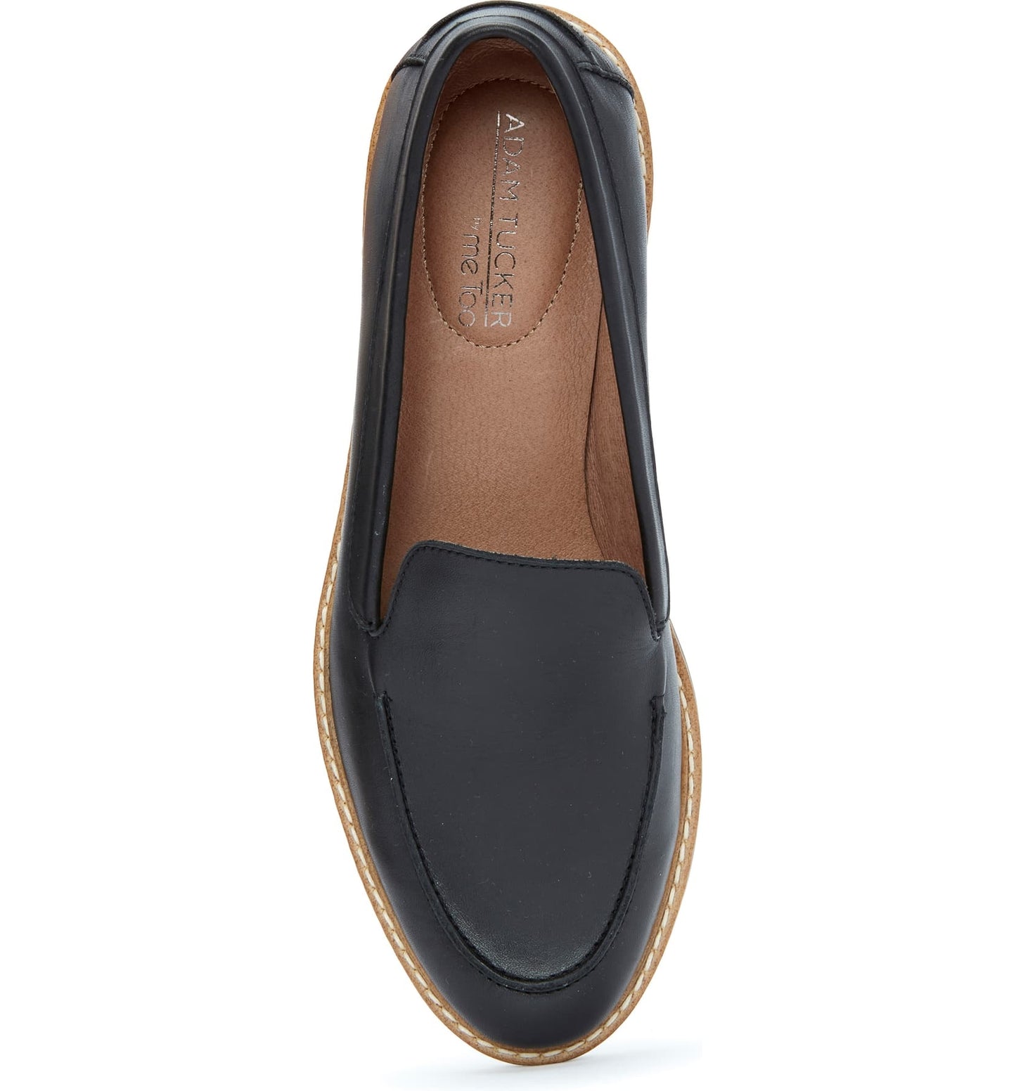 Athens Black Leather Wedge Loafer Adam Tucker