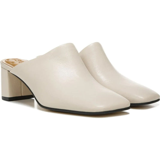 Xenia Chiffon Putty Leather Franco Sarto Mules