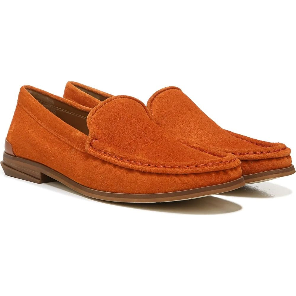 Gina Burnt Orange Leather Franco Sarto Loafer Flats