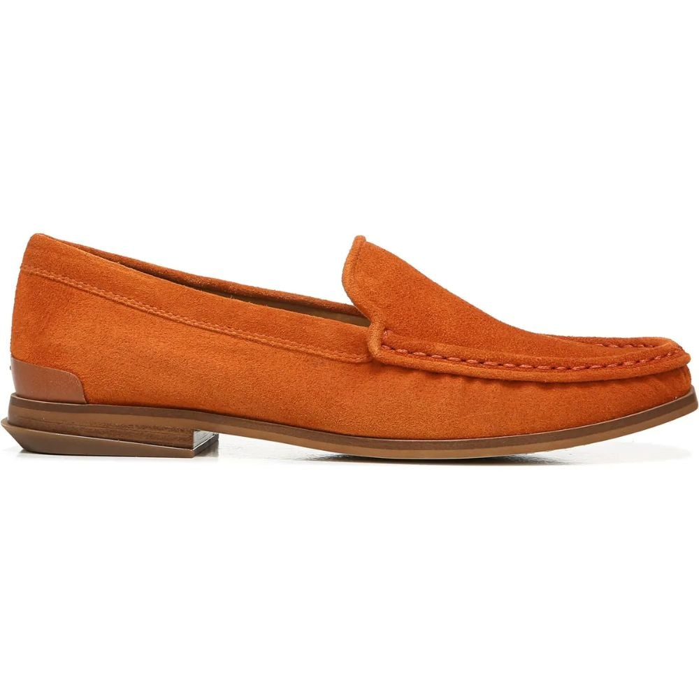Gina Burnt Orange Leather Franco Sarto Loafer Flats