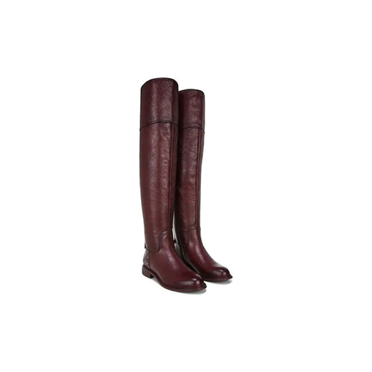 Haleen Bordeaux Leather Franco Sarto Over the Knee Boots