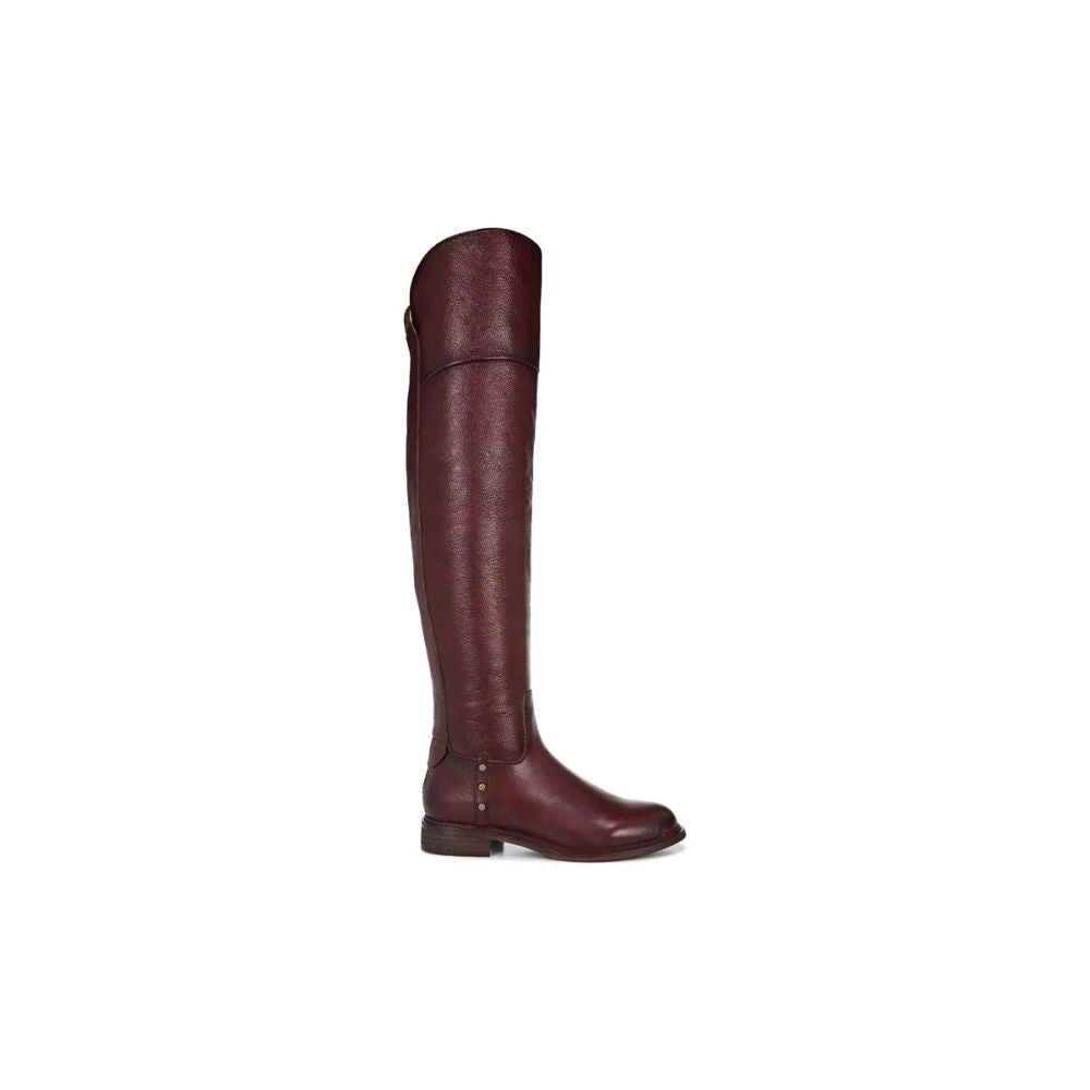 Haleen Bordeaux Leather Franco Sarto Over the Knee Boots