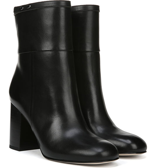 Dexter Black Leather Franco Sarto Ankle Boot