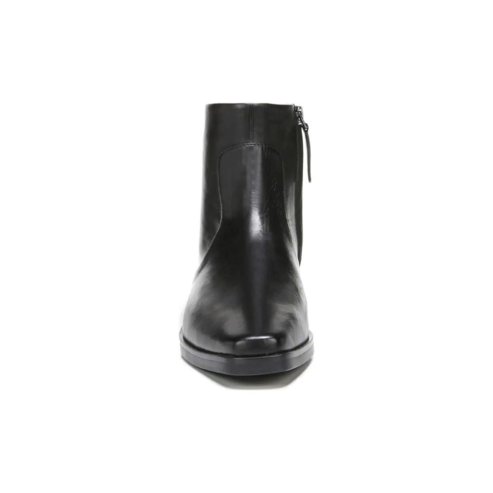 Yeni Black Leather Franco Sarto Ankle Boot