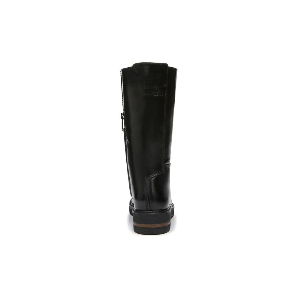 Bondie Black Leather Franco Sarto Boots