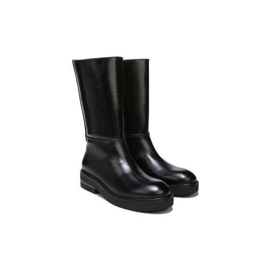 Bondie Black Leather Franco Sarto Boots