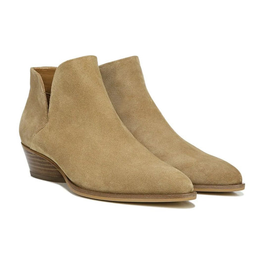 Shellson Toasted Barley Suede Franco Sarto Ankle Boots