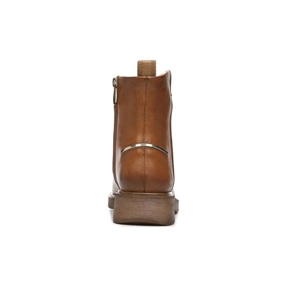 Bealy Cognac Leather Franco Sarto Ankle Boots