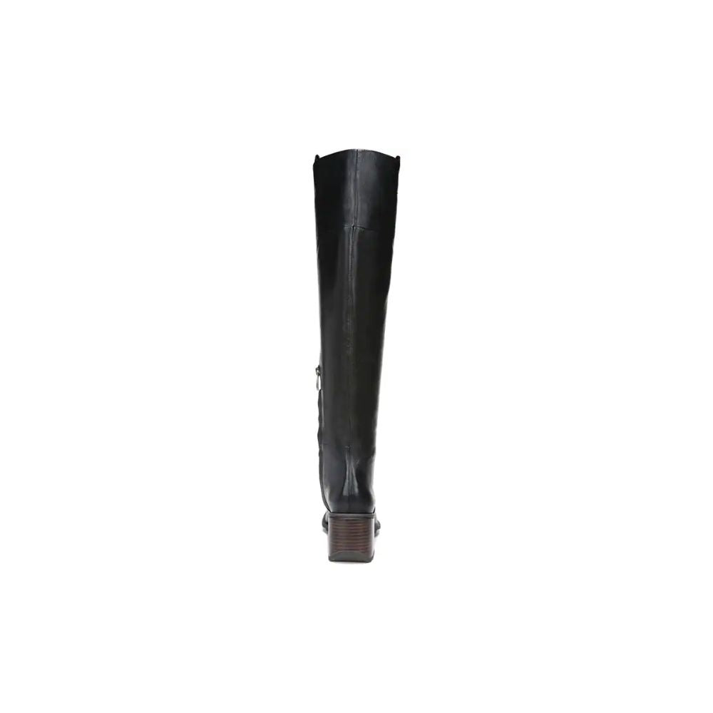 Forla Black Leather Franco Sarto Tall Boot