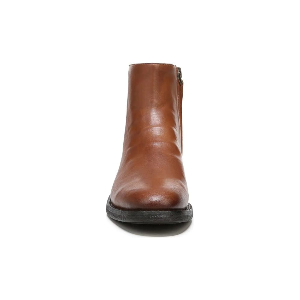 Mobi Cognac Leather Franco Sarto Ankle Boots