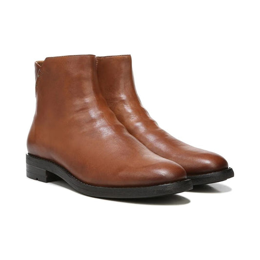 Mobi Cognac Leather Franco Sarto Ankle Boots