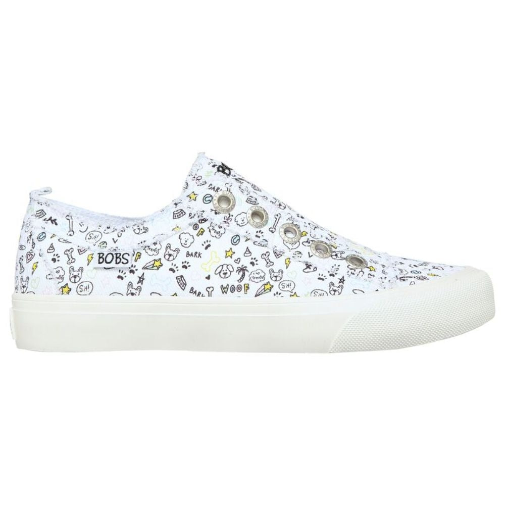 113621 Bobs Be Free Team Oodles White Multi Skechers Sneakers