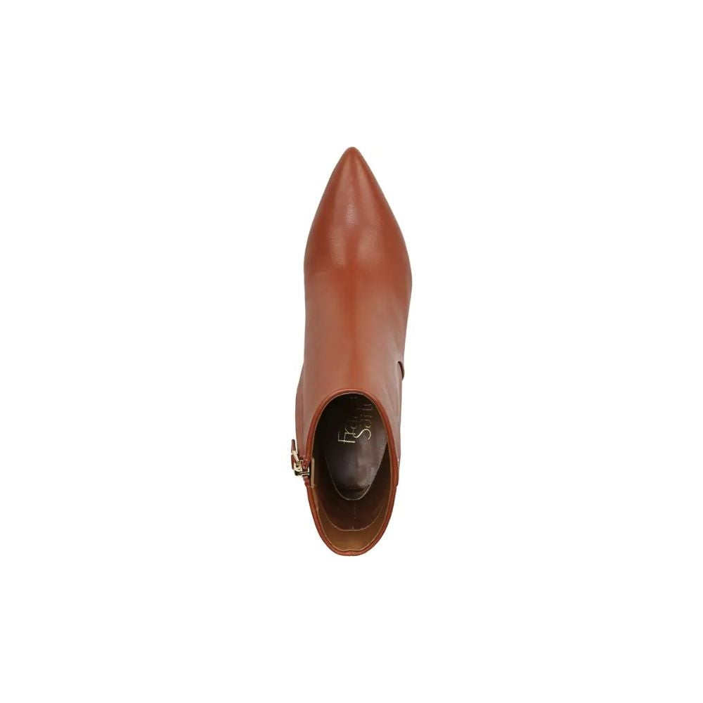 Vesi Rust Leather Franco Sarto Ankle Boots