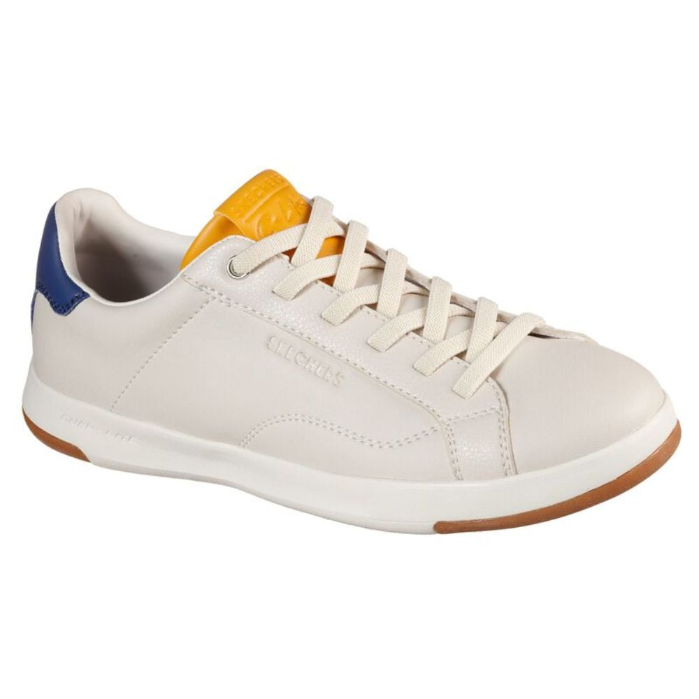 155301 White Blue Yellow C-Lites Blocked Party Skechers Sneakers