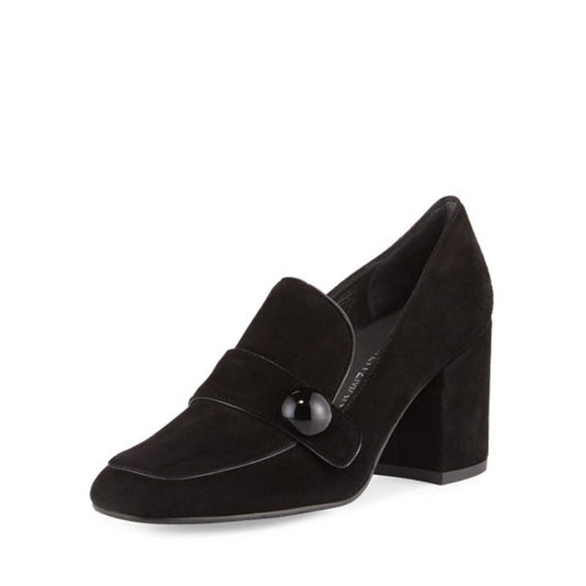 Dundee Black Suede Stuart Weitzman Pumps