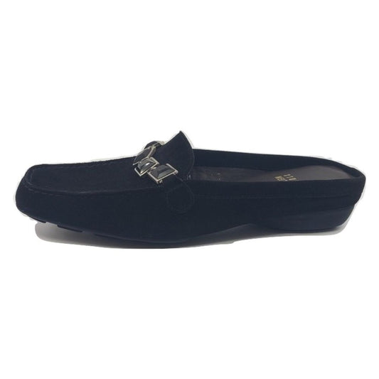 Cubesmule Black Suede Stuart Weitzman Clogs