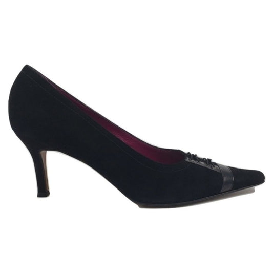 1022 Camosci Nero Black Suede Versani Pumps