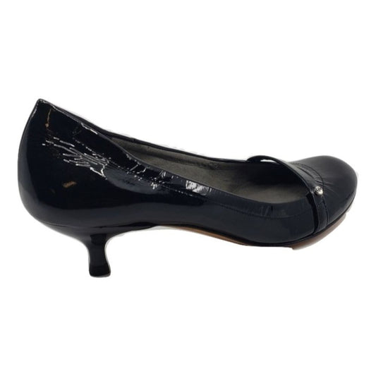 Mystud Black Patent Leather Stuart Weitzman Pumps