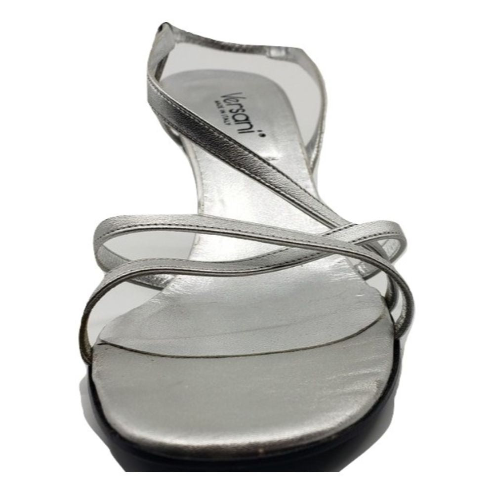 906 Nappa Silver Leather Versani Sandal