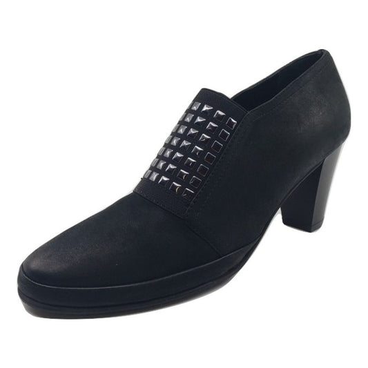 Gioia Black Leather Amalfi Shootie