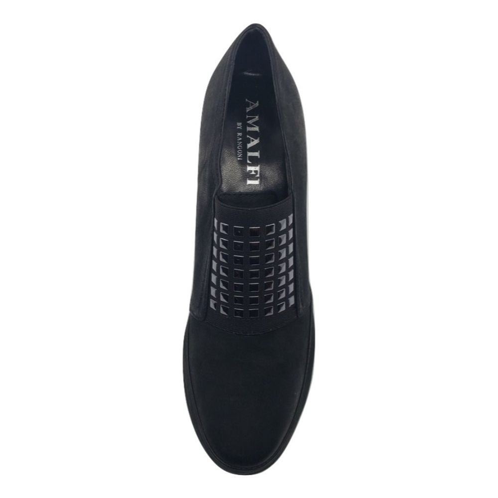 Gioia Black Leather Amalfi Shootie