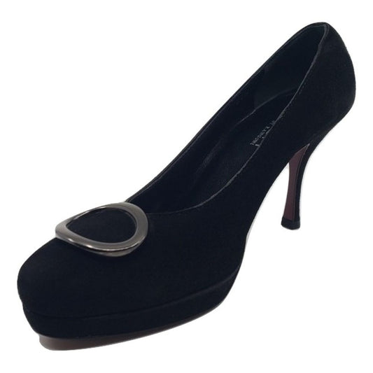 Didi Black Suede Amalfi Pumps