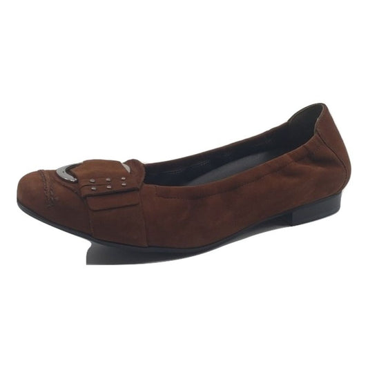 Denise Brandy Nubuck Semler Ballet Flats