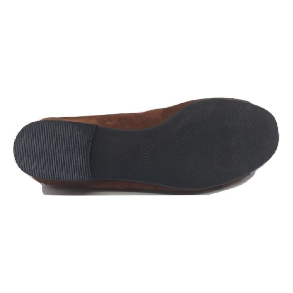 Denise Brandy Nubuck Semler Ballet Flats