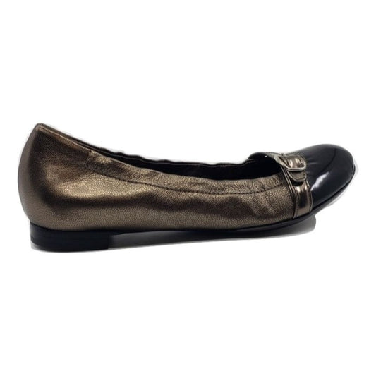 D558152 Black Moon Leather AGL Ballet Flats