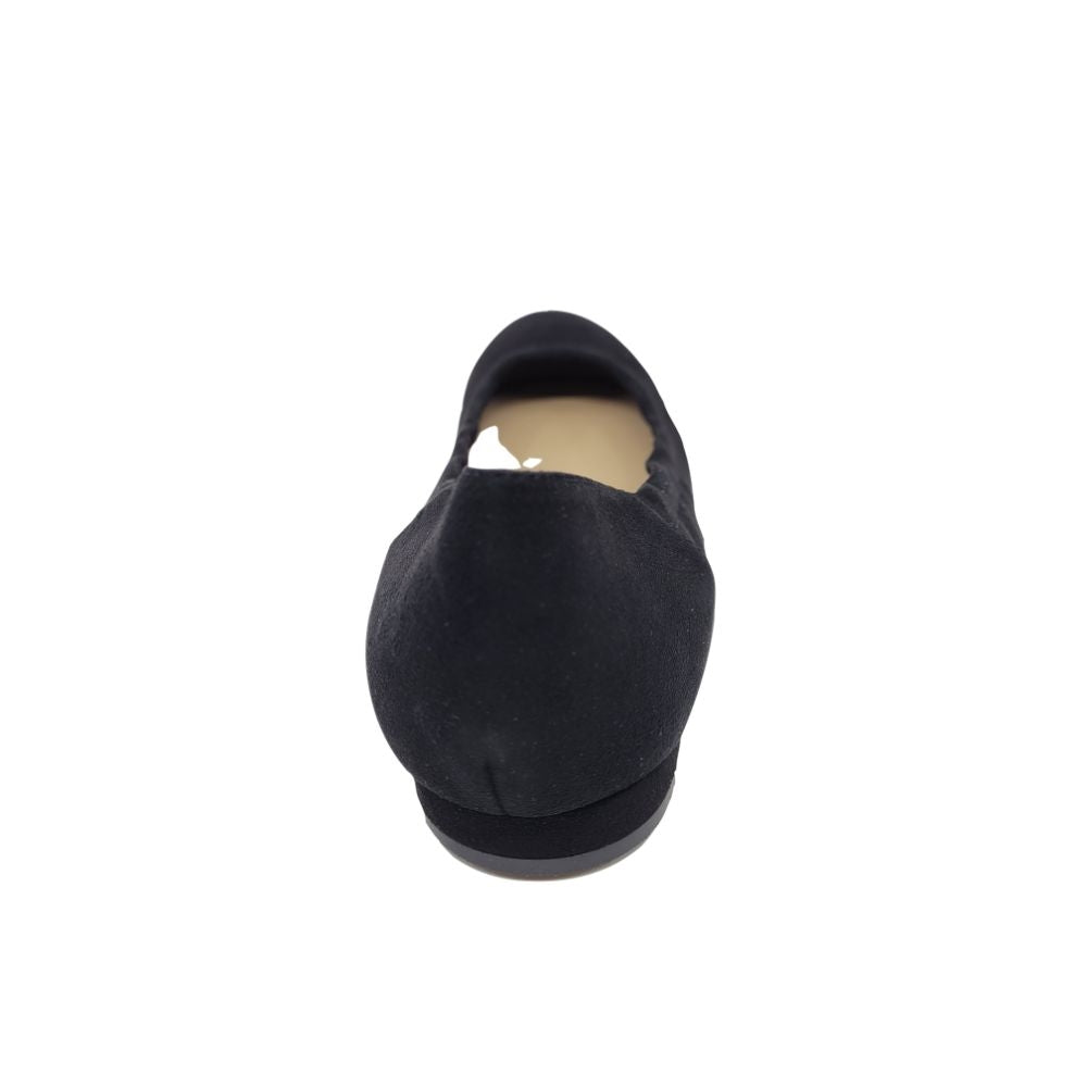 Maya Black Suede Jon Josef Ballet Flats