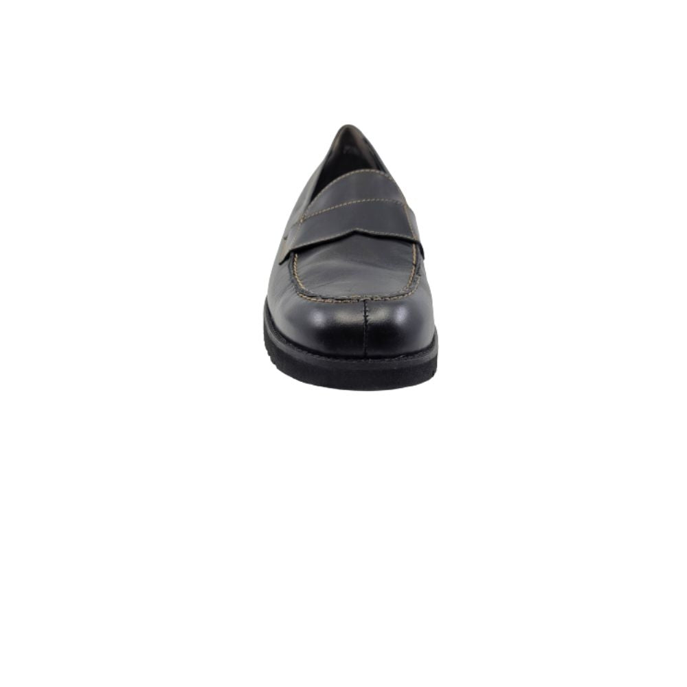 Nadina Black Leather Paul Green Loafers