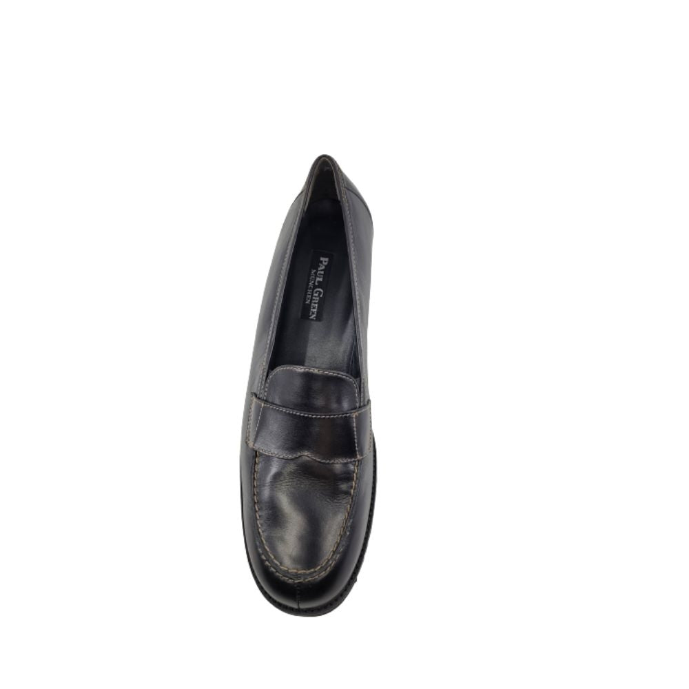 Nadina Black Leather Paul Green Loafers