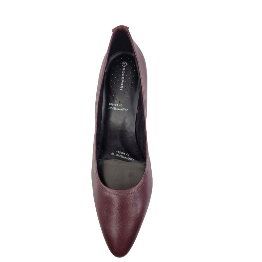 Comfort Craving Pilot Path Merlot Wine Leather Rockport Pumps