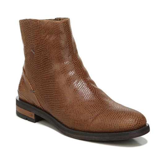 Mist Cognac Leather Franco Sarto Ankle Boots