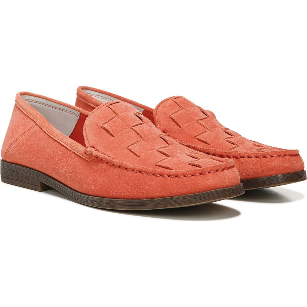 Marah Brick Suede Franco Sarto Loafer Flats