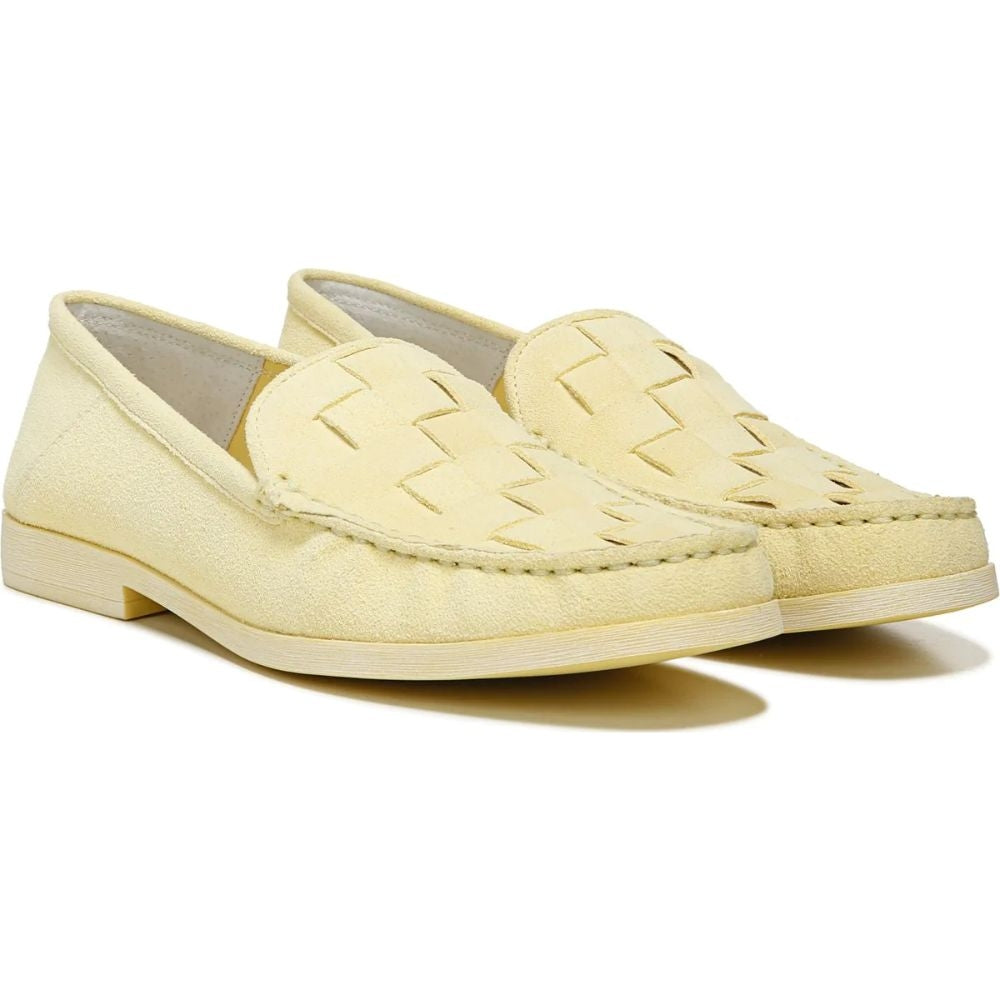 Marah Canary Yellow Suede Franco Sarto Loafer Flats