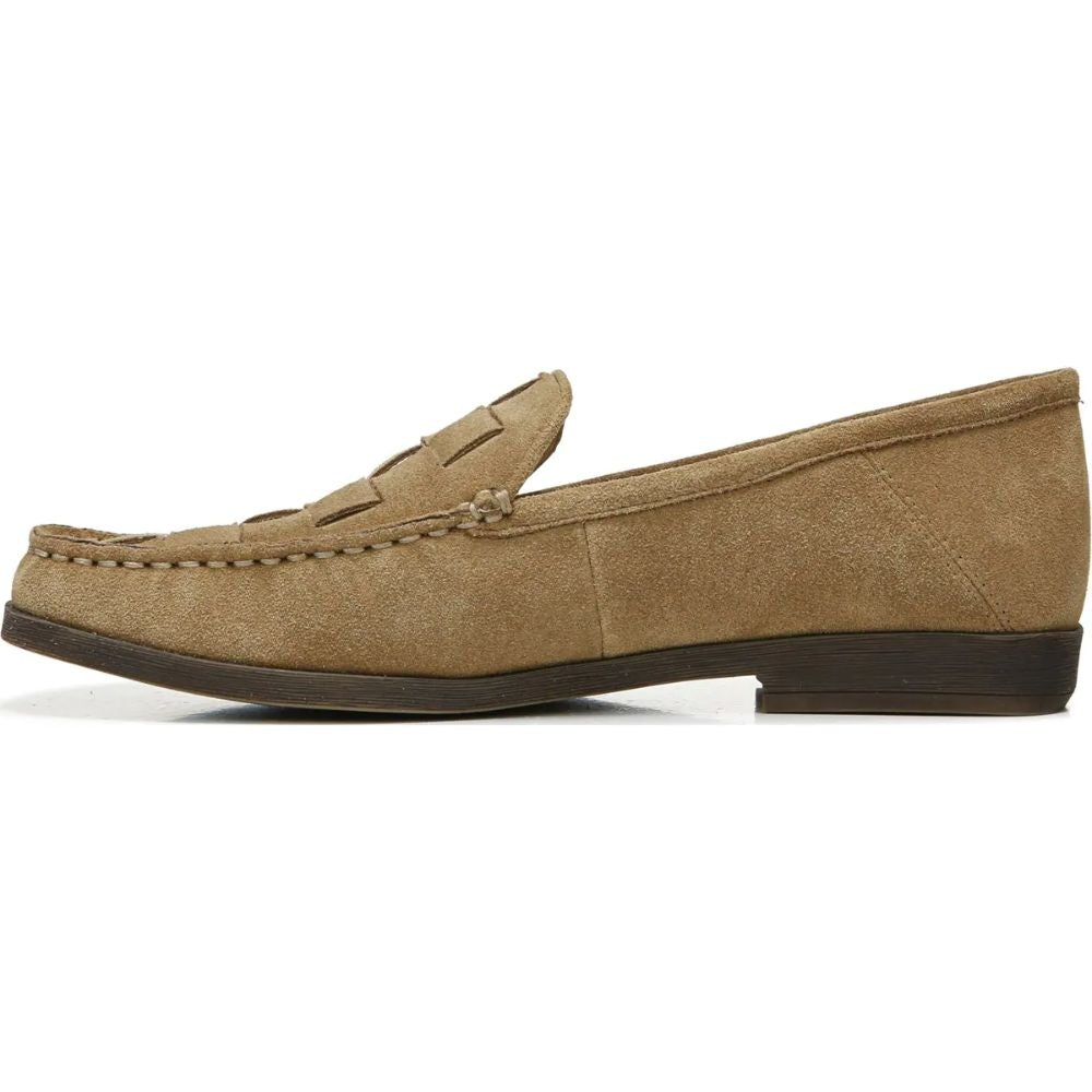 Marah Toasted Barley Suede Franco Sarto Loafer Flats