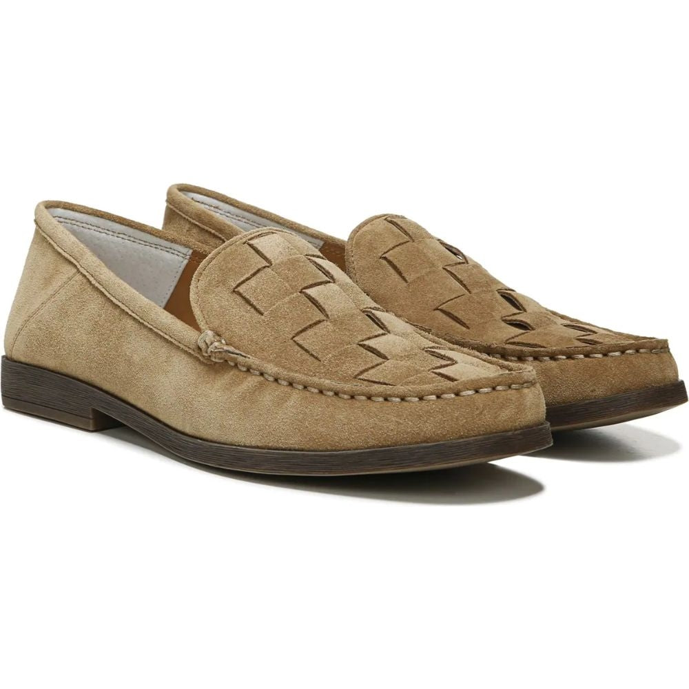 Marah Toasted Barley Suede Franco Sarto Loafer Flats