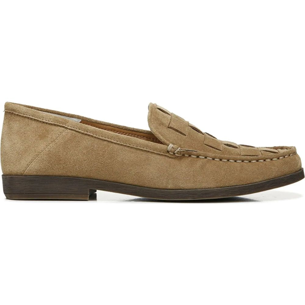 Marah Toasted Barley Suede Franco Sarto Loafer Flats