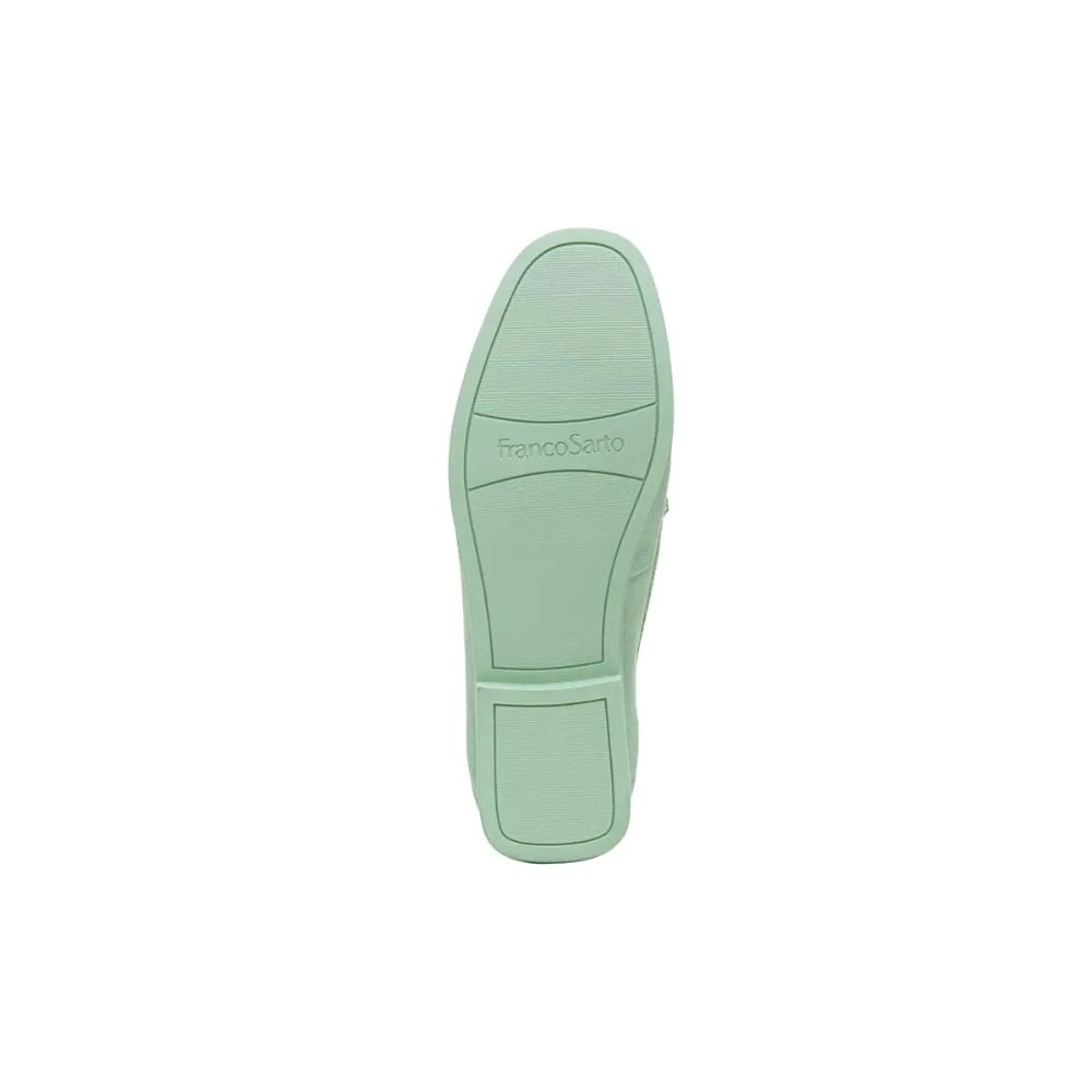 Marah Spearmint Suede Franco Sarto Loafer Flats