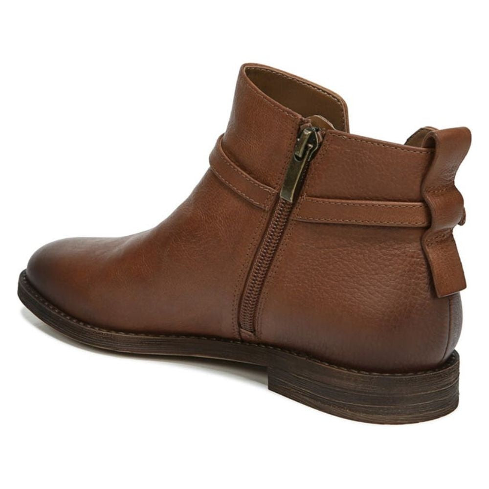 Optimal Cognac Leather Franco Sarto Ankle Boot