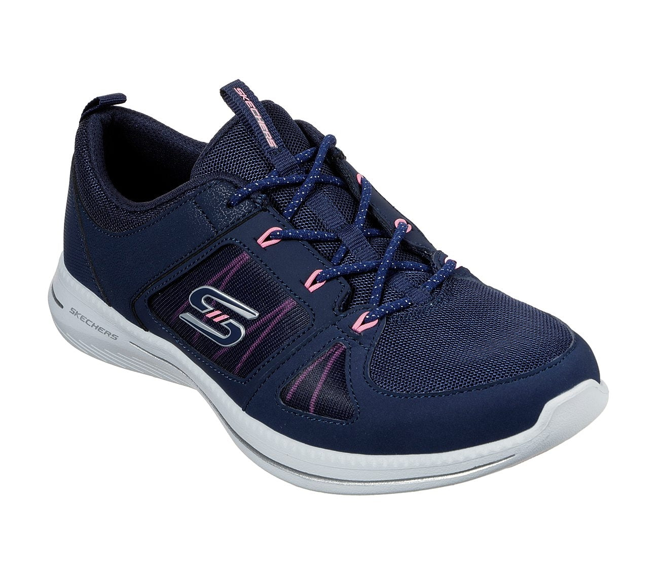 23747 Navy Pink Without a Case Skechers Sneakers