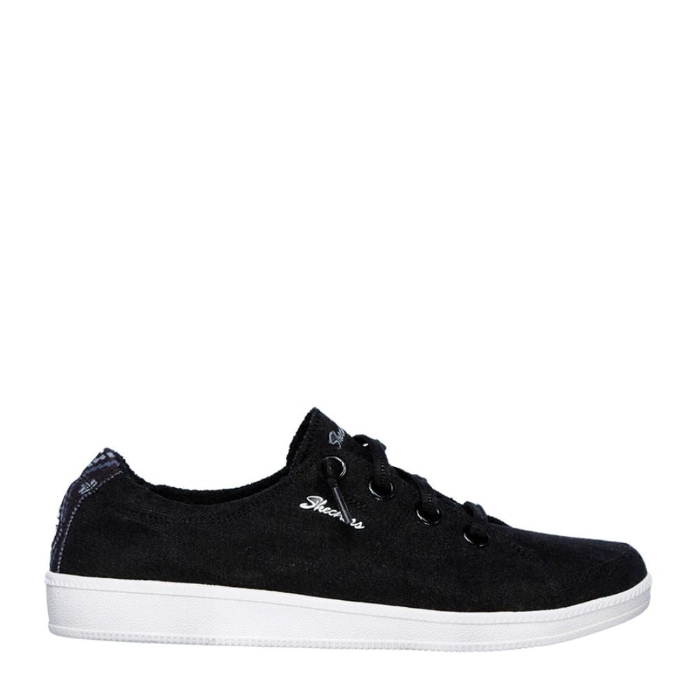 23945 Inner City Black White Fabric Skechers Sneakers