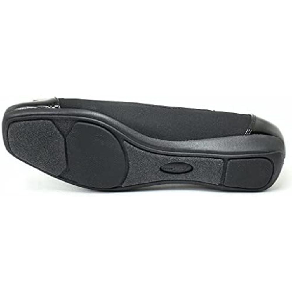 Una2 Black Fabric Anne Klein Ballet Flats