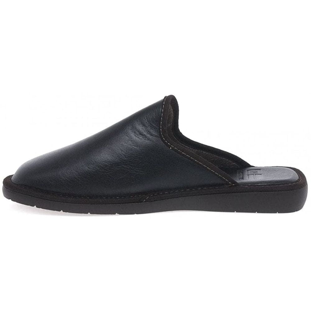 Dublin Black 131 Nordikas Comfy Slide Mens Slippers