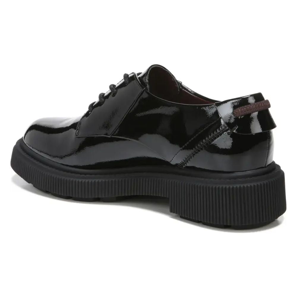 Jaci Black Patent Leather Franco Sarto Oxford Flats