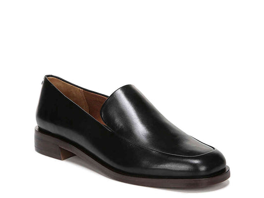 Marsalla Black Leather Franco Sarto Loafers